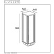 Lucide CLAIRE - Sokkellamp Buiten - 1xE27 - IP54 - Antraciet Lucide CLAIRE - Sokkellamp Buiten - 1xE27 - IP54 - Antraciet