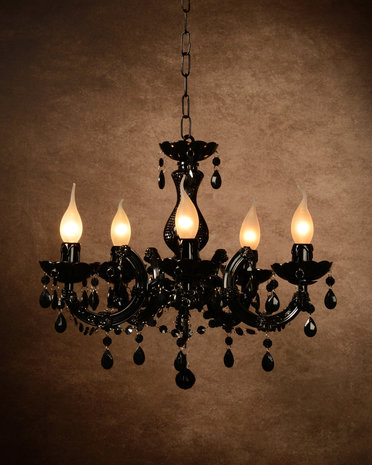 Lucide ARABESQUE - 2e kans -Kroonluchter - Ø 45 cm - 5xE14 - Zwart Lucide ARABESQUE - 2e kans -Kroonluchter - Ø 45 cm - 5xE14 - Zwart