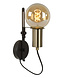 Lucide MALCOLM - Wandlamp - 1xE27 - Zwart Lucide MALCOLM - Wandlamp - 1xE27 - Zwart