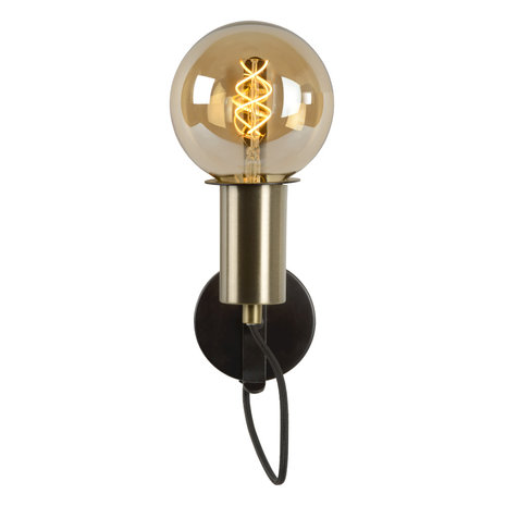 Lucide MALCOLM - Wandlamp - 1xE27 - Zwart Lucide MALCOLM - Wandlamp - 1xE27 - Zwart