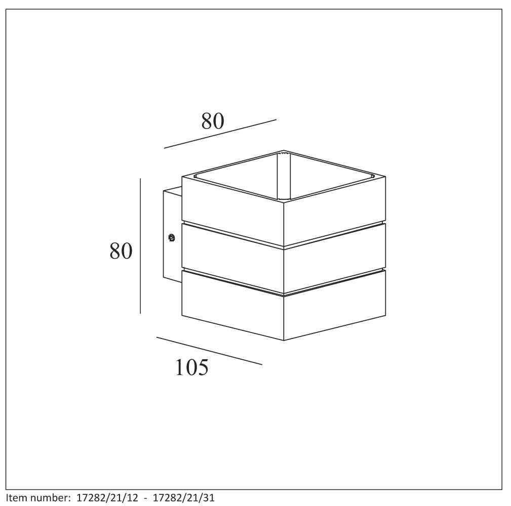 Lucide BOK Wandlicht 1xG9/33W excl. Mat chroom Lucide BOK Wandlicht 1xG9/33W excl. Mat chroom