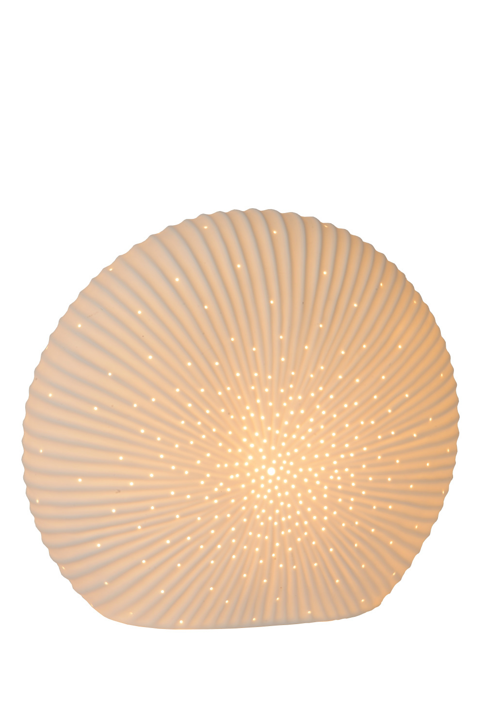 Lucide SHELLY - Tafellamp - 1xE14 - Wit Lucide SHELLY - Tafellamp - 1xE14 - Wit