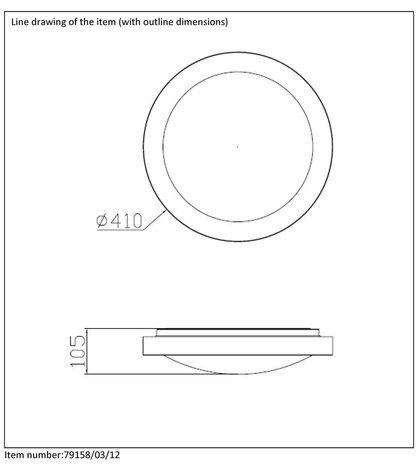 Lucide FRESH Plafonnier IP44 3xE27 D41cm Mat Alu Lucide FRESH Plafonnier IP44 3xE27 D41cm Mat Alu