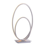 Freelight Tafellamp Ophelia mat chroom ovaal Freelight Tafellamp Ophelia mat chroom ovaal