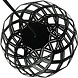 Freelight Hanglamp Emma 30 cm bol zwart Freelight Hanglamp Emma 30 cm bol zwart