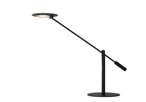 Lucide ANSELMO - Bureaulamp - Ø 25 cm - LED Dimb. - 1x9W 3000K - Zwart
