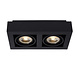 Lucide ZEFIX - Plafondspot - LED Dim to warm - GU10 (ES111) - 2x12W 2200K/3000K - Zwart Lucide ZEFIX - Plafondspot - LED Dim to warm - GU10 (ES111) - 2x12W 2200K/3000K - Zwart