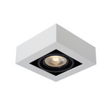 Lucide ZEFIX - Plafondspot - LED Dim to warm - GU10 (ES111) - 1x12W 2200K/3000K - Wit Lucide ZEFIX - Plafondspot - LED Dim to warm - GU10 (ES111) - 1x12W 2200K/3000K - Wit
