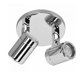 Highlight Spot Rain 2 lichts rond IP44 chroom