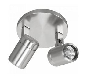 Highlight Spot Rain 2 lichts rond IP44 mat chroom