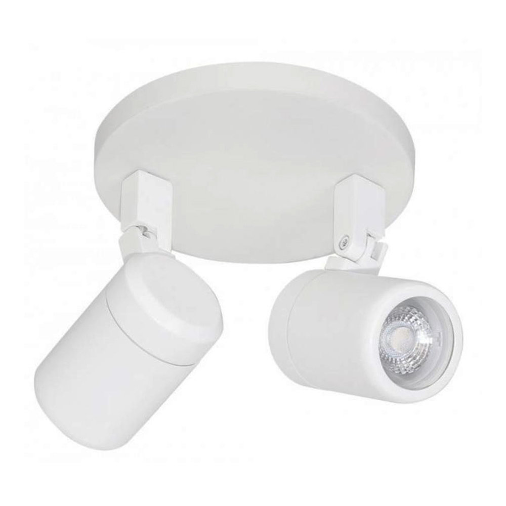 Highlight Spot Rain 2 lichts rond IP44 wit Highlight Spot Rain 2 lichts rond IP44 wit