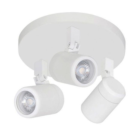 Highlight Spot Rain 3 lichts rond IP44 wit Highlight Spot Rain 3 lichts rond IP44 wit