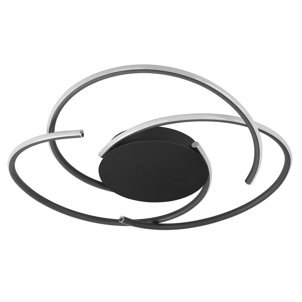 Highlight Plafondlamp Reverso Ø  48 cm zwart Highlight Plafondlamp Reverso Ø  48 cm zwart