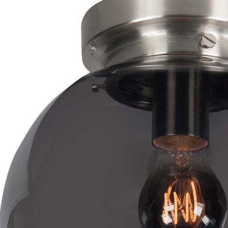 Highlight Plafondlamp Deco Globe Ø 25 cm rook Highlight Plafondlamp Deco Globe Ø 25 cm rook