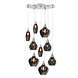Highlight Hanglamp Cambio 9 lichts Ø 60 cm Vide Highlight Hanglamp Cambio 9 lichts Ø 60 cm Vide