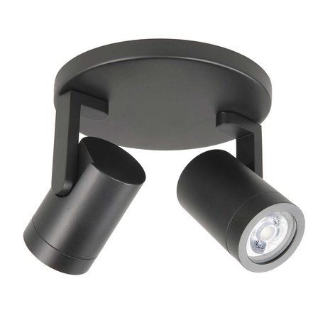 Highlight Spot HALO 2 lichts rond zwart Highlight Spot HALO 2 lichts rond zwart