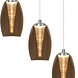 Highlight Hanglamp Nebula 12 lichts Ø 50 cm Vide amber glas Highlight Hanglamp Nebula 12 lichts Ø 50 cm Vide amber glas