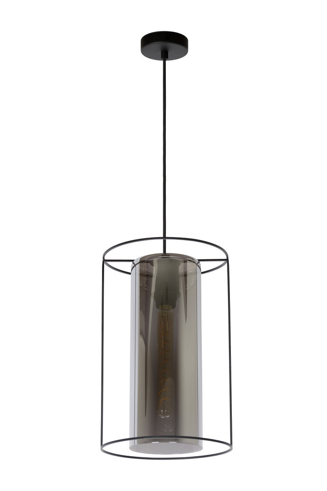 Lucide DOUNIA - Hanglamp - Ø 25 cm - 1xE27 - Zwart Lucide DOUNIA - Hanglamp - Ø 25 cm - 1xE27 - Zwart