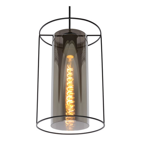 Lucide DOUNIA - Hanglamp - Ø 25 cm - 1xE27 - Zwart Lucide DOUNIA - Hanglamp - Ø 25 cm - 1xE27 - Zwart