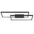 Plafondlamp Stretto rechthoek L  69 cm B 29 cm zwart Plafondlamp Stretto rechthoek L  69 cm B 29 cm zwart