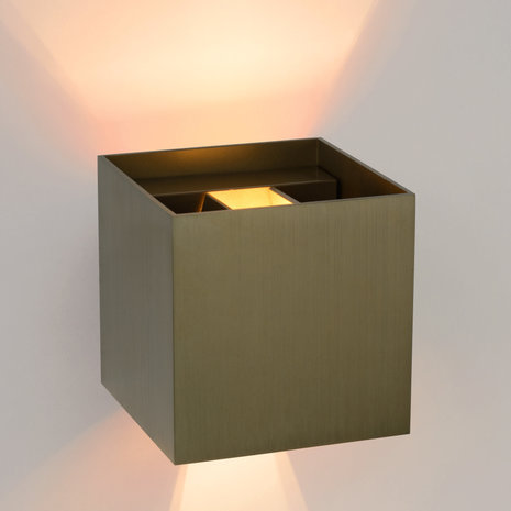 Lucide XIO - Wandlamp - LED Dimb. - G9 2700K - Roest - Lamponline.nl