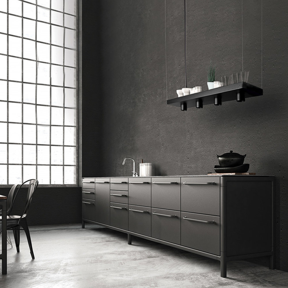 Nowodvorski Hanglamp Plant 4 lichts L 80 cm B 24 cm zwart Nowodvorski Hanglamp Plant 4 lichts L 80 cm B 24 cm zwart