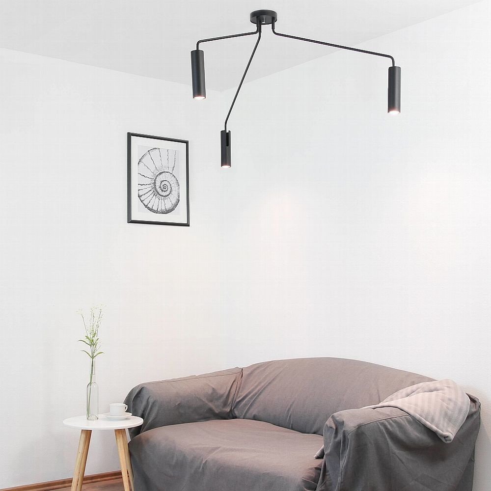 Nowodvorski Spot Eye SUPER black 3 lichts Ø 130 cm zwart Nowodvorski Spot Eye SUPER black 3 lichts Ø 130 cm zwart