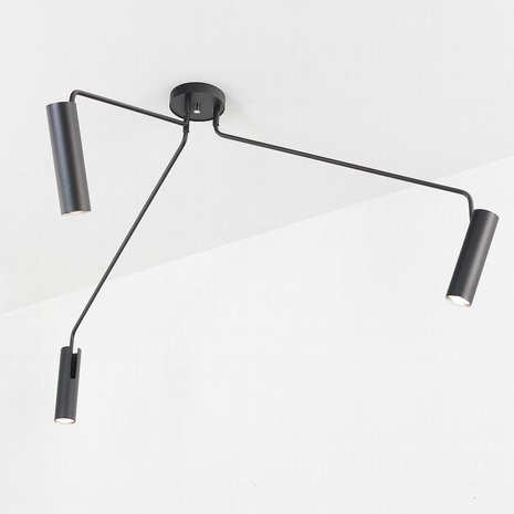 Nowodvorski Spot Eye SUPER black 3 lichts Ø 130 cm zwart Nowodvorski Spot Eye SUPER black 3 lichts Ø 130 cm zwart