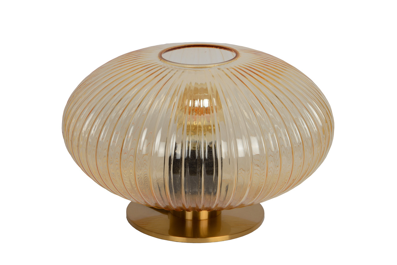 Lucide VIRGIL - Tafellamp - Ø 30 cm - 1xE27 - Amber Lucide VIRGIL - Tafellamp - Ø 30 cm - 1xE27 - Amber