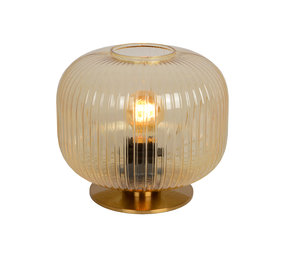 Lucide VIRGIL - Tafellamp - Ø 25,5 cm - 1xE27 - Amber Lucide VIRGIL - Tafellamp - Ø 25,5 cm - 1xE27 - Amber
