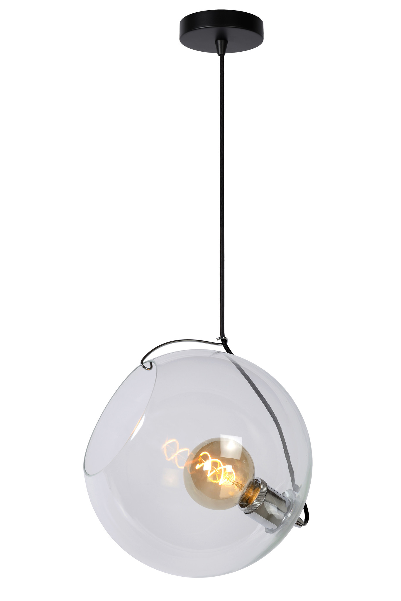 Lucide JAZZLYNN Hanglamp E27 Ø30cm Helder glas Lucide JAZZLYNN Hanglamp E27 Ø30cm Helder glas