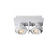 Lucide LANDA - Plafondspot - LED Dim to warm - GU10 - 2x5W 2200K/3000K - Wit Lucide LANDA - Plafondspot - LED Dim to warm - GU10 - 2x5W 2200K/3000K - Wit
