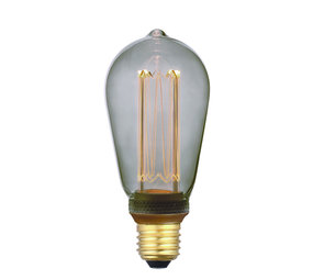 Freelight Lamp LED ST64 5W 100 LM 1800K 3 Standen DIM Rook Freelight Lamp LED ST64 5W 100 LM 1800K 3 Standen DIM Rook