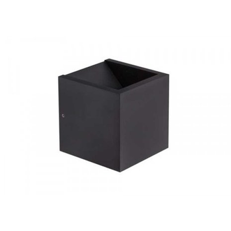 Artdelight Wandlamp Cube 10x10 cm zwart Artdelight Wandlamp Cube 10x10 cm zwart