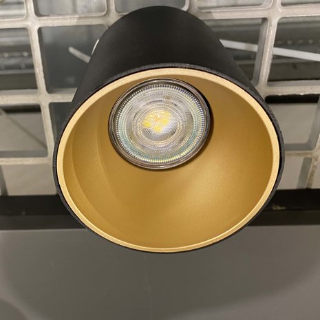 Nowodvorski Spot Eye Tone Ø 9 cm H 11,5 cm zwart - goud Nowodvorski Spot Eye Tone Ø 9 cm H 11,5 cm zwart - goud