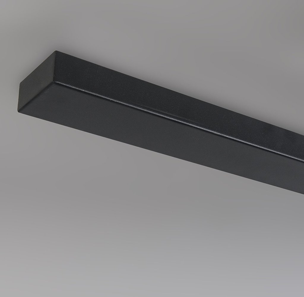 Freelight Plafondplaat L 150 cm x B 8 cm - zonder gaten - zwart Freelight Plafondplaat L 150 cm x B 8 cm - zonder gaten - zwart