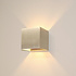 Wandlamp Gymm 10x10 cm excl. G9 aluminium Wandlamp Gymm 10x10 cm excl. G9 aluminium
