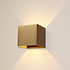 Wandlamp Gymm 10x10 cm excl. G9 metallic brons Wandlamp Gymm 10x10 cm excl. G9 metallic brons