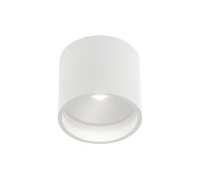 Artdelight Plafondlamp Orleans  Ø 11 cm H 10 cm wit