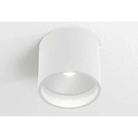 Artdelight Plafondlamp Orleans  Ø 11 cm H 10 cm wit