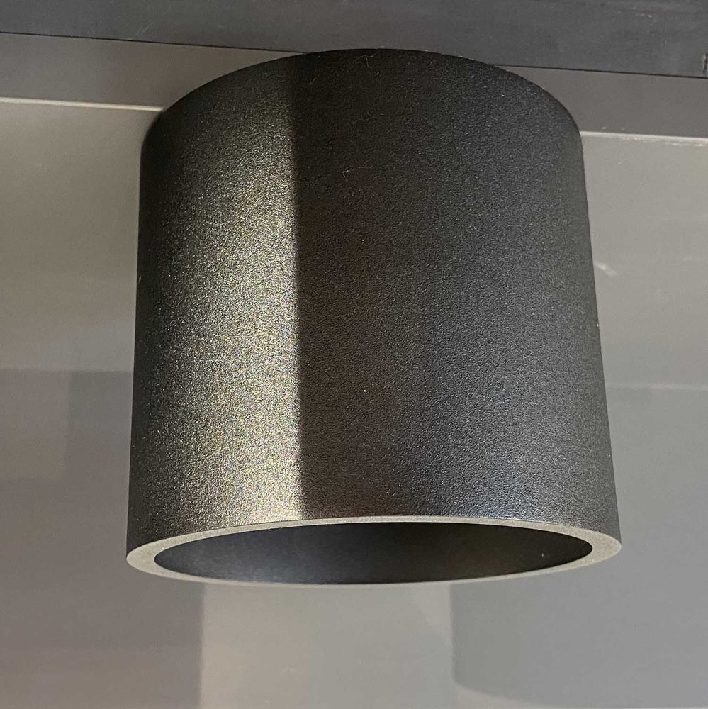 Artdelight Plafondlamp Orleans  Ø 11 cm H 10 cm zwart Artdelight Plafondlamp Orleans  Ø 11 cm H 10 cm zwart