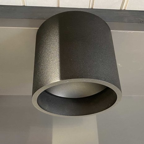 Artdelight Plafondlamp Orleans  Ø 11 cm H 10 cm zwart Artdelight Plafondlamp Orleans  Ø 11 cm H 10 cm zwart