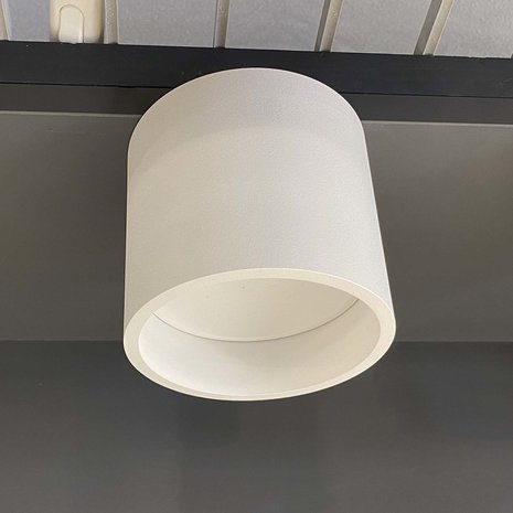 Artdelight Plafondlamp Orleans  Ø 11 cm H 10 cm wit