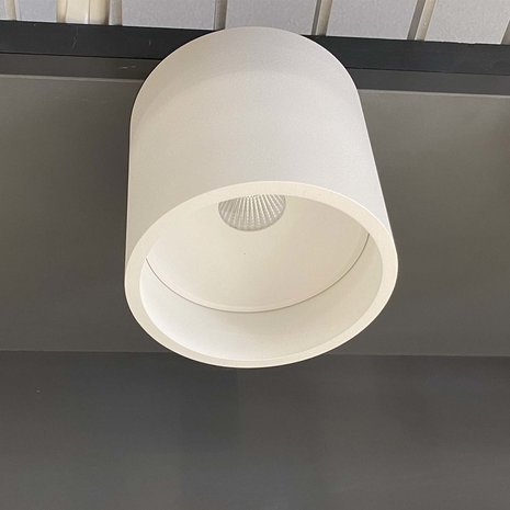 Artdelight Plafondlamp Orleans  Ø 11 cm H 10 cm wit