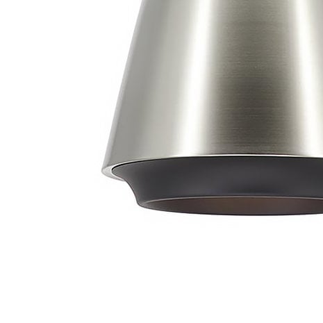 Artdelight Hanglamp Santiago Ø 35 cm mat chroom-zwart Artdelight Hanglamp Santiago Ø 35 cm mat chroom-zwart