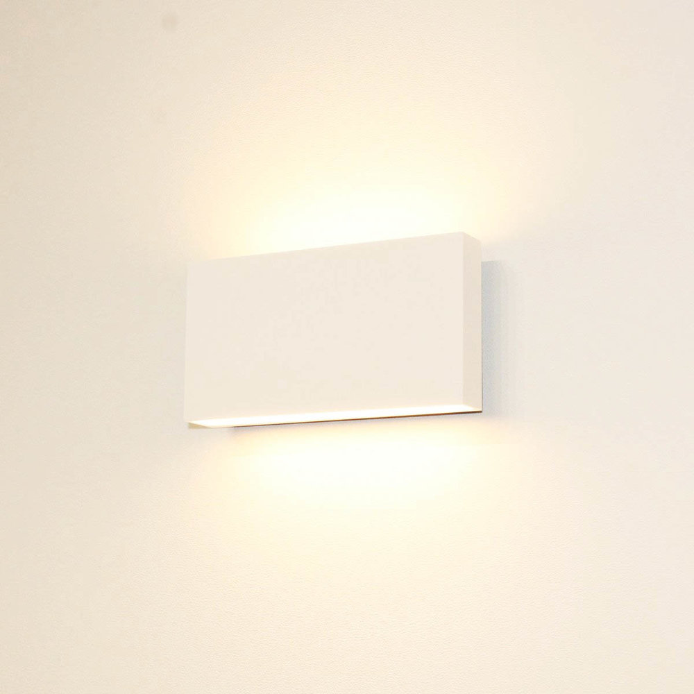 Artdelight Wandlamp Box L 17 cm H 9 cm wit Artdelight Wandlamp Box L 17 cm H 9 cm wit