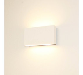 Artdelight Wandlamp Box L 17 cm H 9 cm wit Artdelight Wandlamp Box L 17 cm H 9 cm wit