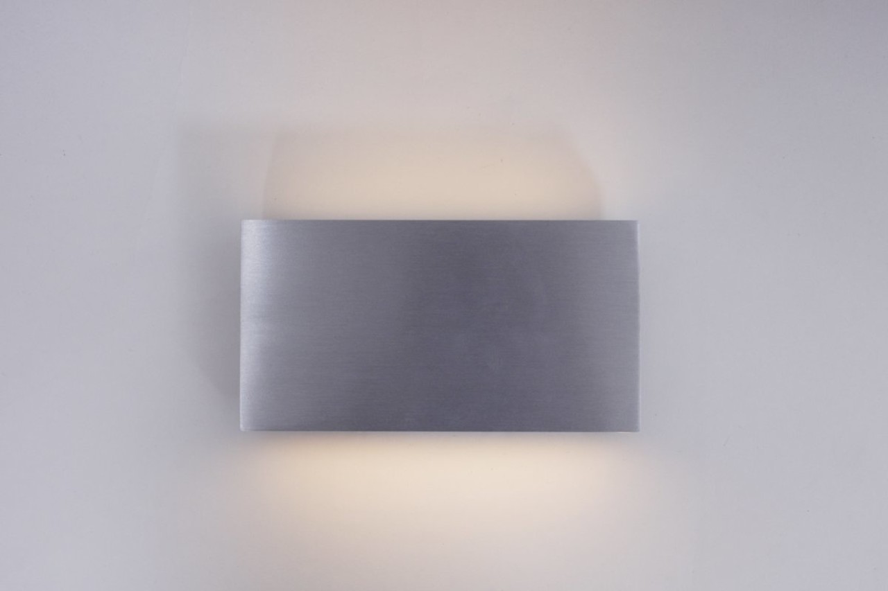 Artdelight Wandlamp Box L 17 cm H 9 cm mat chroom