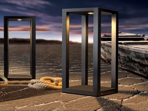 Artdelight Buitenlamp Kenton H 40 cm B 20 cm zwart Artdelight Buitenlamp Kenton H 40 cm B 20 cm zwart