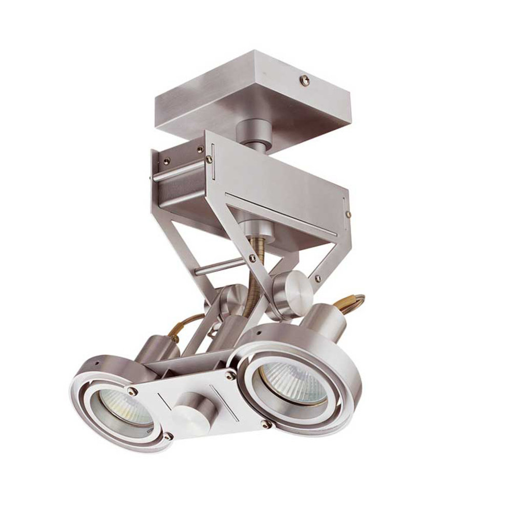 Artdelight Spot Koln 2 lichts H 28 cm aluminium Artdelight Spot Koln 2 lichts H 28 cm aluminium